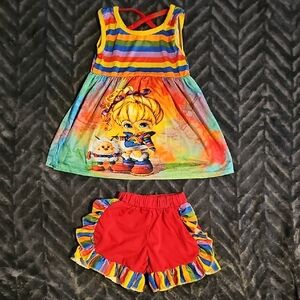 Vibrant Rainbow Kids Dance Set